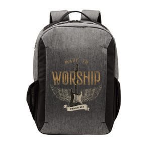 Made To Worship Psalm 95 1 Christian Worship Bible Verse Vector Backpack