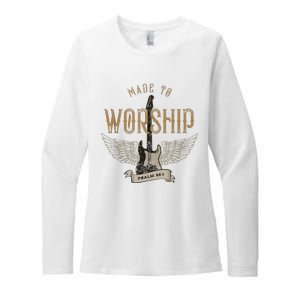 Made To Worship Psalm 95 1 Christian Worship Bible Verse Womens CVC Long Sleeve Shirt