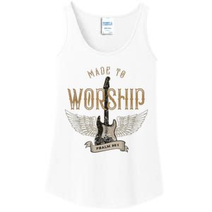 Made To Worship Psalm 95 1 Christian Worship Bible Verse Ladies Essential Tank