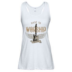 Made To Worship Psalm 95 1 Christian Worship Bible Verse Ladies Essential Flowy Tank