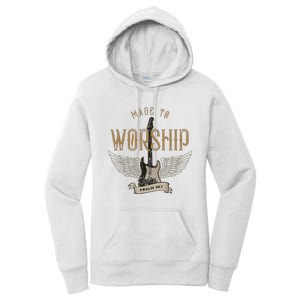 Made To Worship Psalm 95 1 Christian Worship Bible Verse Women's Pullover Hoodie