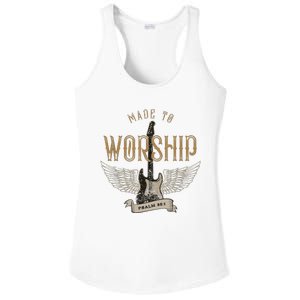 Made To Worship Psalm 95 1 Christian Worship Bible Verse Ladies PosiCharge Competitor Racerback Tank