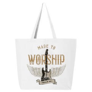 Made To Worship Psalm 95 1 Christian Worship Bible Verse 25L Jumbo Tote