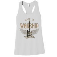 Made To Worship Psalm 95 1 Christian Worship Bible Verse Women's Racerback Tank