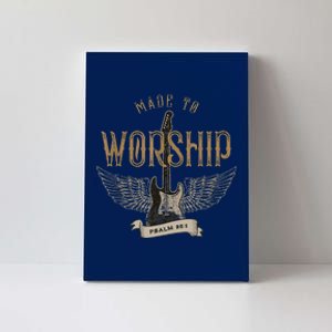 Made To Worship Psalm 95 1 Christian Worship Bible Verse Canvas