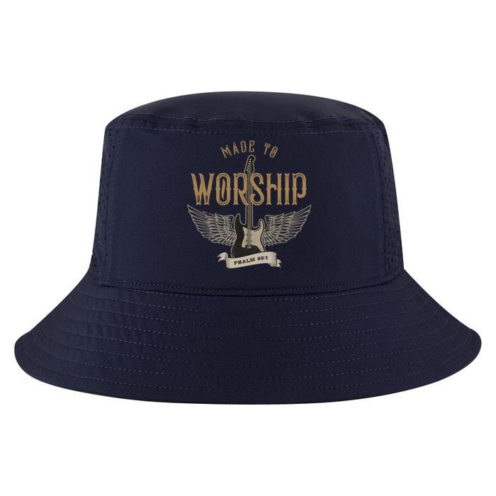 Made To Worship Psalm 95 1 Christian Worship Bible Verse Cool Comfort Performance Bucket Hat