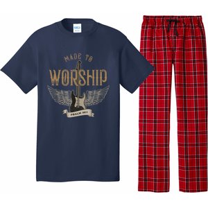 Made To Worship Psalm 95 1 Christian Worship Bible Verse Pajama Set