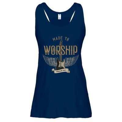 Made To Worship Psalm 95 1 Christian Worship Bible Verse Ladies Essential Flowy Tank