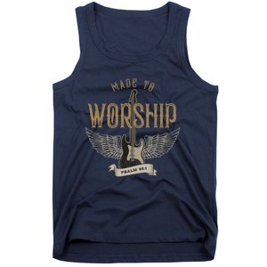 Made To Worship Psalm 95 1 Christian Worship Bible Verse Tank Top