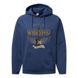 Made To Worship Psalm 95 1 Christian Worship Performance Fleece Hoodie