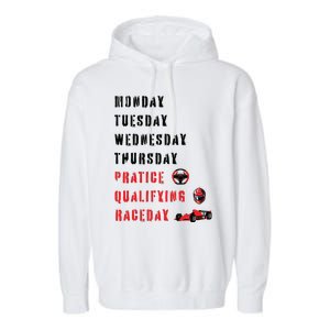 Monday Tuesday Wednesday Thursday Practice Qualifying Garment-Dyed Fleece Hoodie