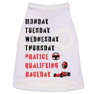 Monday Tuesday Wednesday Thursday Practice Qualifying Doggie Tank