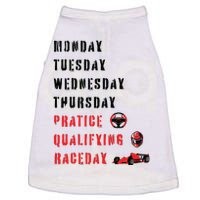 Monday Tuesday Wednesday Thursday Practice Qualifying Doggie Tank