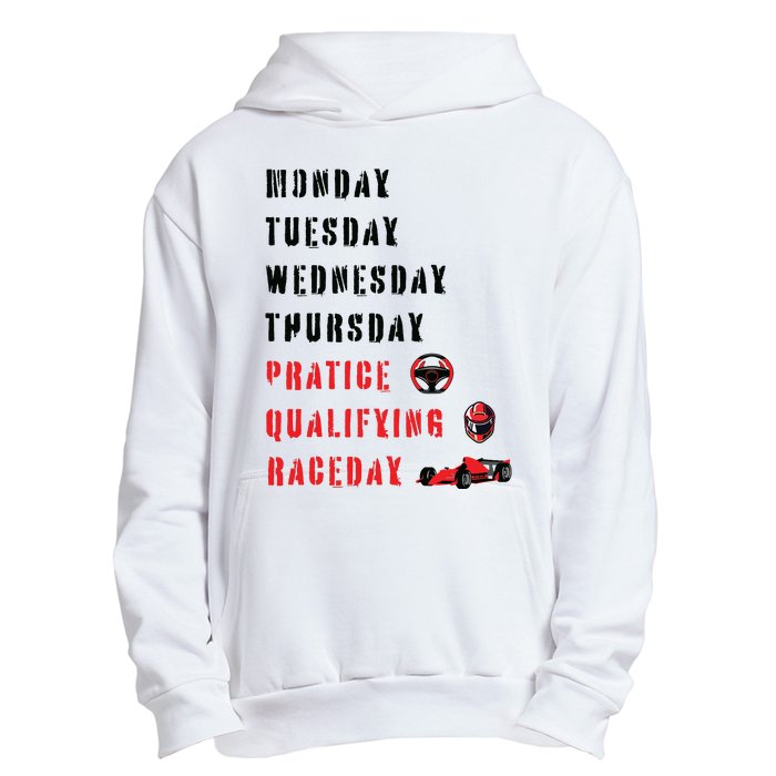 Monday Tuesday Wednesday Thursday Practice Qualifying Urban Pullover Hoodie