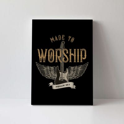 Made To Worship Psalm 95 1 Christian Worship Bible Verse Canvas