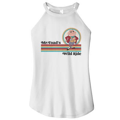 Mr Toads Wild Ride Retro Vintage Lover Funny Women’s Perfect Tri Rocker Tank