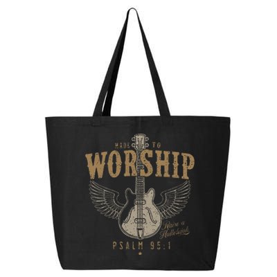 Made To Worship Psalm 95 1 Guitar 25L Jumbo Tote