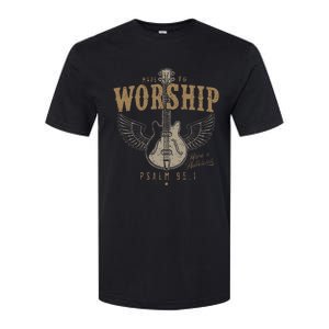 Made To Worship Psalm 95 1 Guitar Softstyle CVC T-Shirt