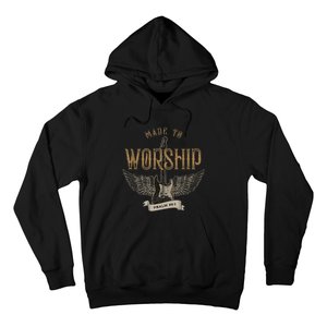 Made To Worship Psalm 95 1 Christian Worship Bible Verse Hoodie