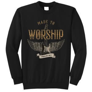 Made To Worship Psalm 95 1 Christian Worship Bible Verse Sweatshirt