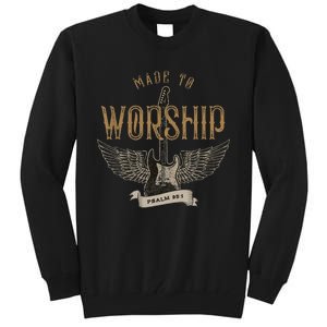 Made To Worship Psalm 95 1 Christian Worship Bible Verse Tall Sweatshirt