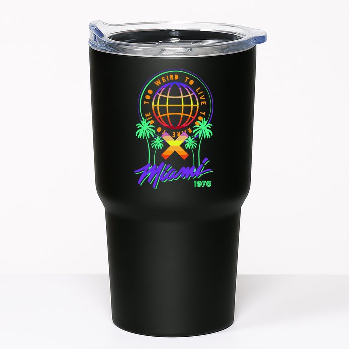 Miami Too Weird To Live To Rate To Die Tumbler