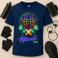 Miami Too Weird To Live To Rate To Die Performance Shirt