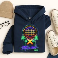 Miami Too Weird To Live To Rate To Die Hoodie
