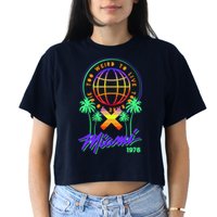 Miami Too Weird To Live To Rate To Die Crop Top