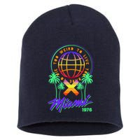 Miami Too Weird To Live To Rate To Die Short Acrylic Beanie