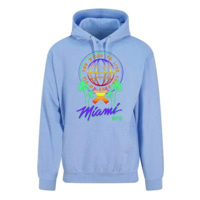 Miami Too Weird To Live To Rate To Die Unisex Surf Hoodie