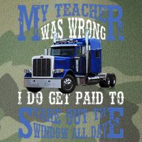 My Teacher Was Wrong Trucker Funny Legacy Tie Dye Trucker Hat