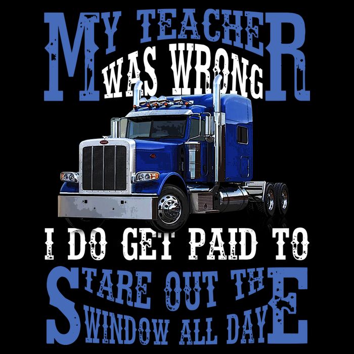 My Teacher Was Wrong Trucker Funny Visor