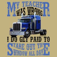 My Teacher Was Wrong Trucker Funny Cooling Performance Crew T-Shirt