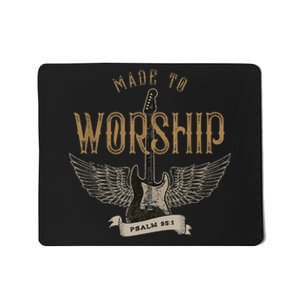 Made To Worship Psalm 95 1 Christian Worship Bible Verse Mousepad