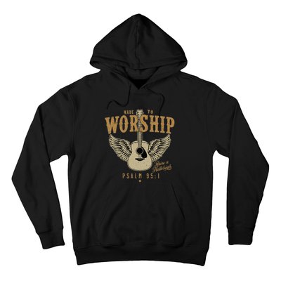 Made To Worship Psalm 95 Faith Christian Bible Verse Hoodie