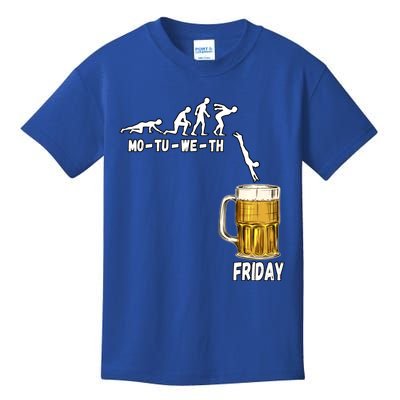 Monday Tuesday Wednesday Thursday Friday Beer Gift Kids T-Shirt