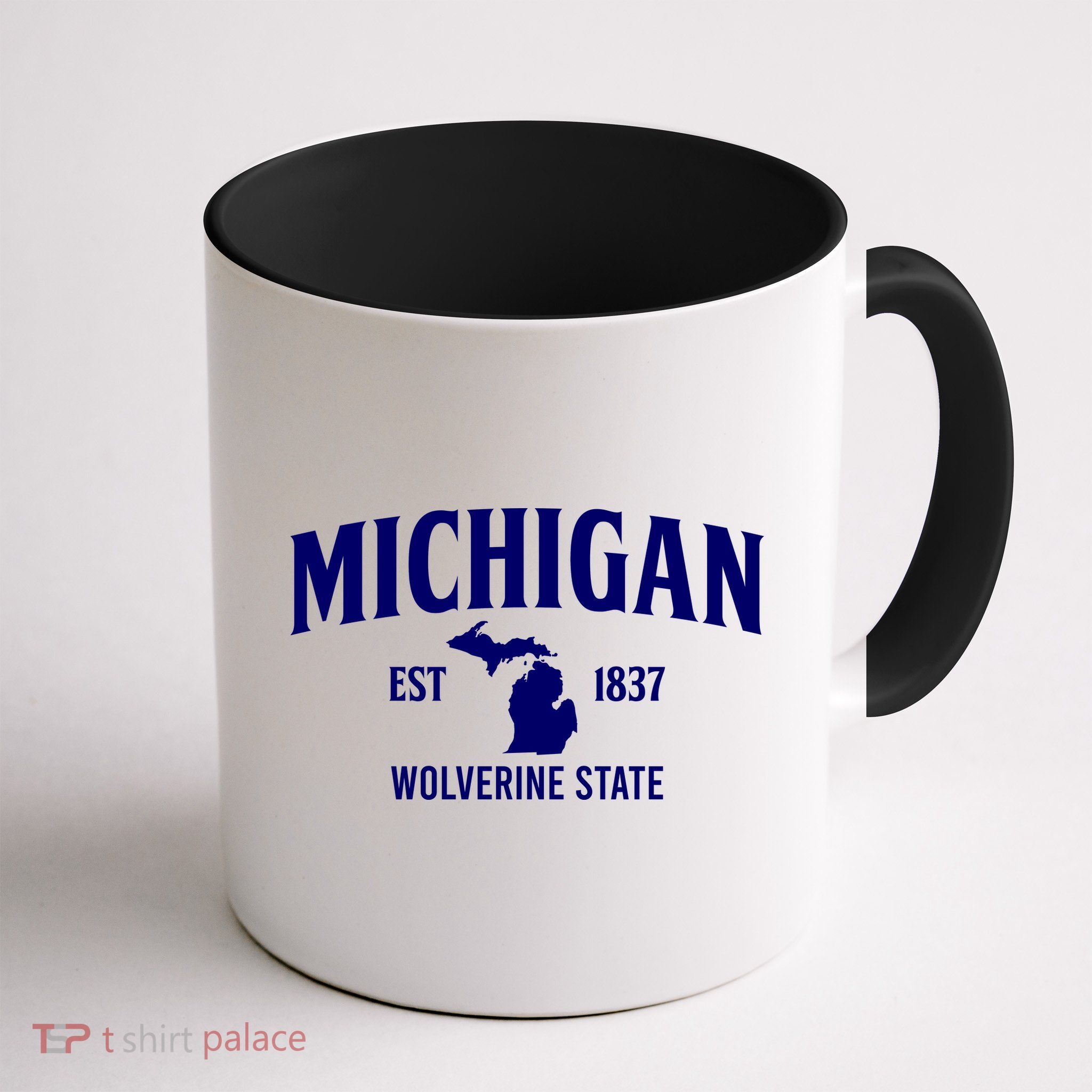 Michigan The Wolverines State Mug