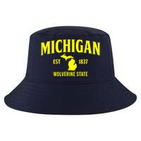 Michigan The Wolverines State Cool Comfort Performance Bucket Hat