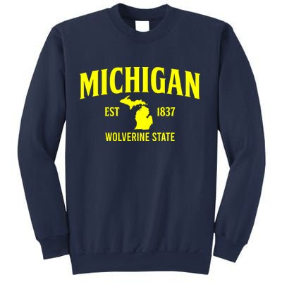 Michigan The Wolverines State Sweatshirt