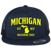 Michigan The Wolverines State Flatbill Hat