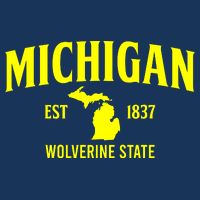 Michigan The Wolverines State Toddler Hoodie