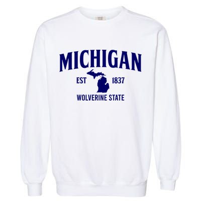 Michigan The Wolverines State Garment-Dyed Sweatshirt