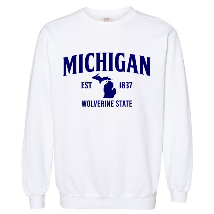 Michigan The Wolverines State Garment-Dyed Sweatshirt