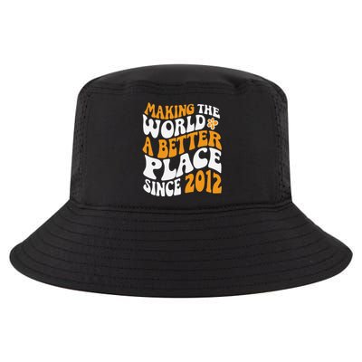 Making The World Better Since 2012 Birthday Cool Comfort Performance Bucket Hat