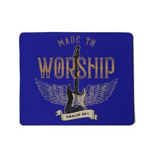 Made To Worship Psalm 95 1 Christian Worship Bible Verse Mousepad