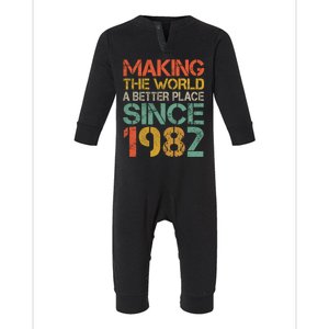 Making The World A Better Place Since 1982 Infant Fleece One Piece