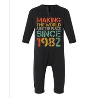 Making The World A Better Place Since 1982 Infant Fleece One Piece