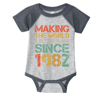 Making The World A Better Place Since 1982 Infant Baby Jersey Bodysuit