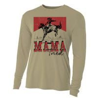 Mama Tried Western Cowgirls Rodeo Mothers Day Cooling Performance Long Sleeve Crew